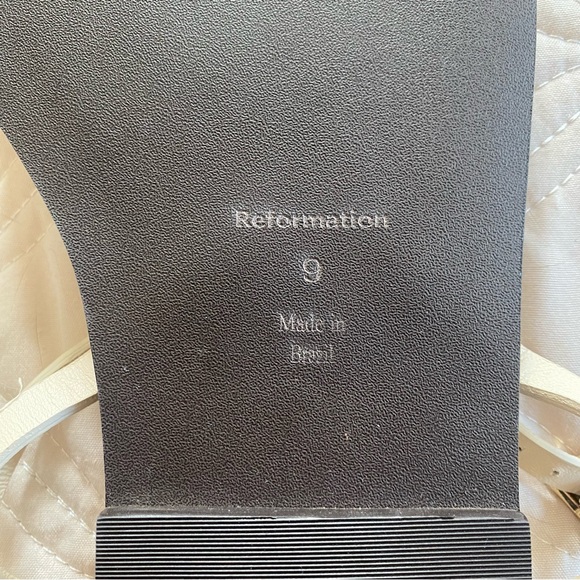 NWOT reformation lake flat sandal - Picture 11 of 12